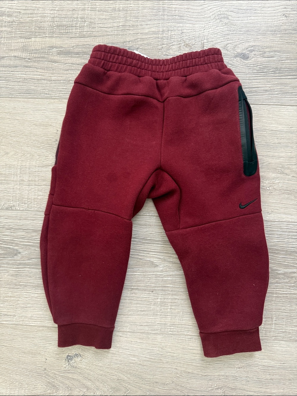 Nike Kids Tech Fleece Full Zip Up Set - Burgundy & Maroon 4t - Picture 4 of 5